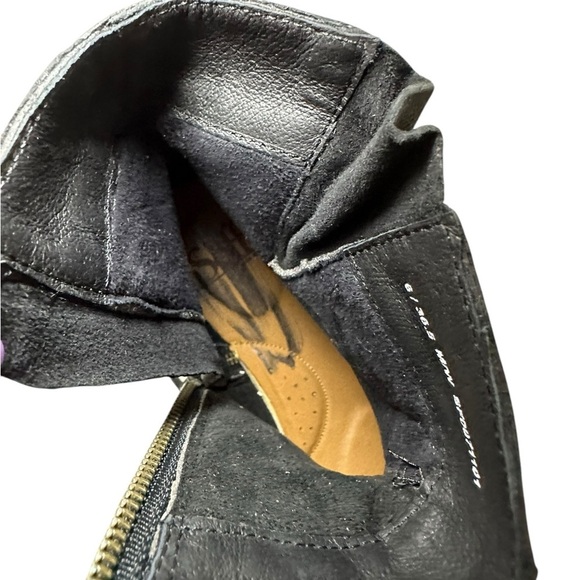 New Sofft Shoes Womens Size 6 Black Leather Side Zip Boot - Picture 8 of 9